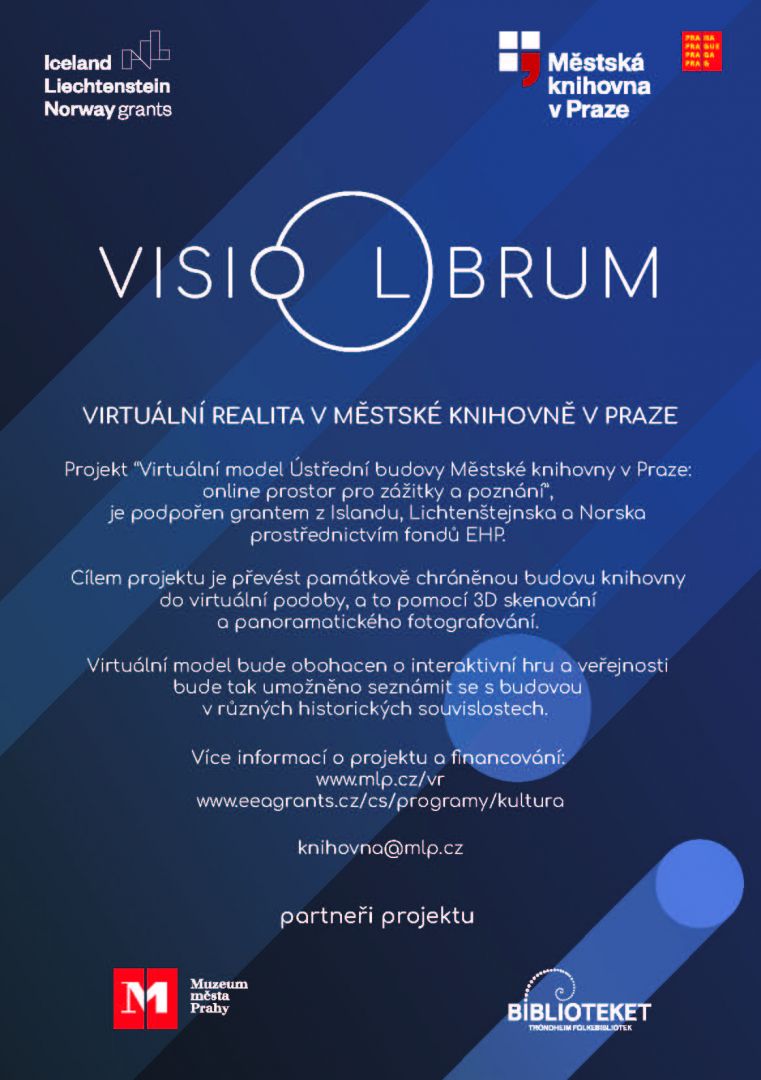 Visio Librum - informační leták o projektu - Knihovny současnoti