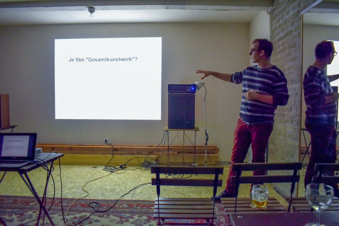 Vít Zapletal a jeho přednáška Je film Gesamtkunstwerk? (2018)