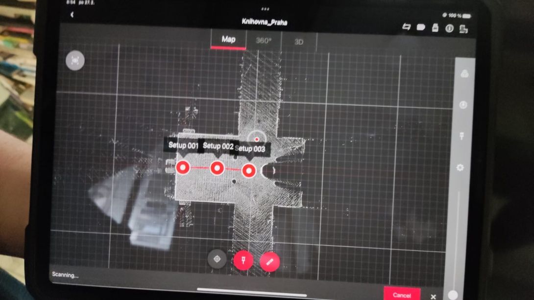 Skenování Ústřední knihovny