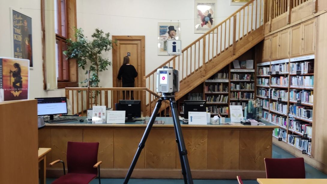 Skenování Ústřední knihovny