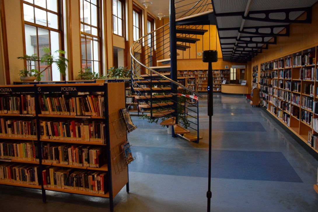 Skenování Ústřední knihovny