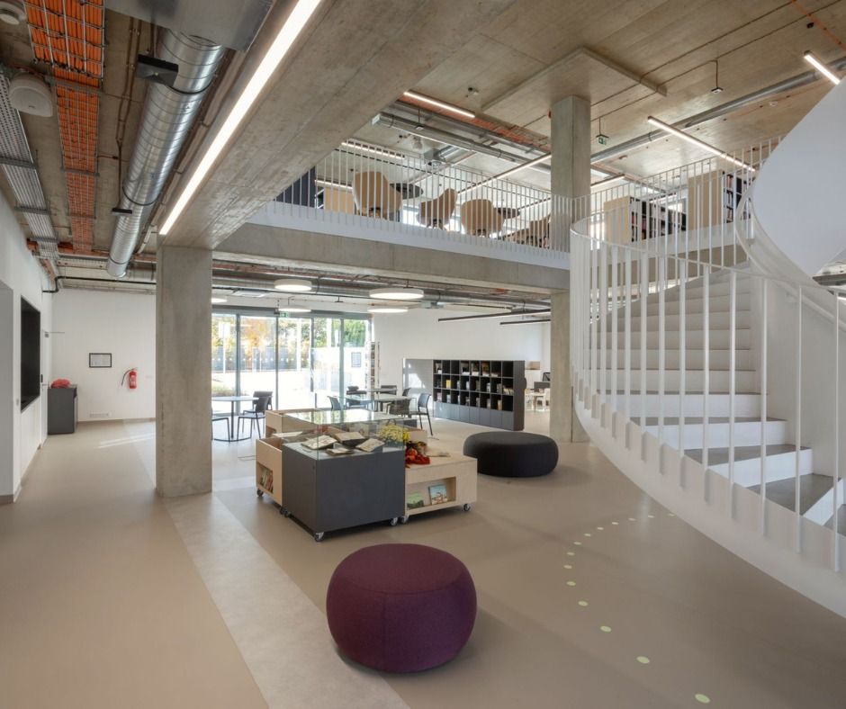 Přízemí s Oddělením pro děti